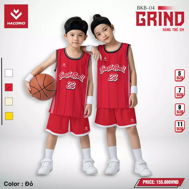 Quần áo bóng rổ trẻ em - Hacorio Grind