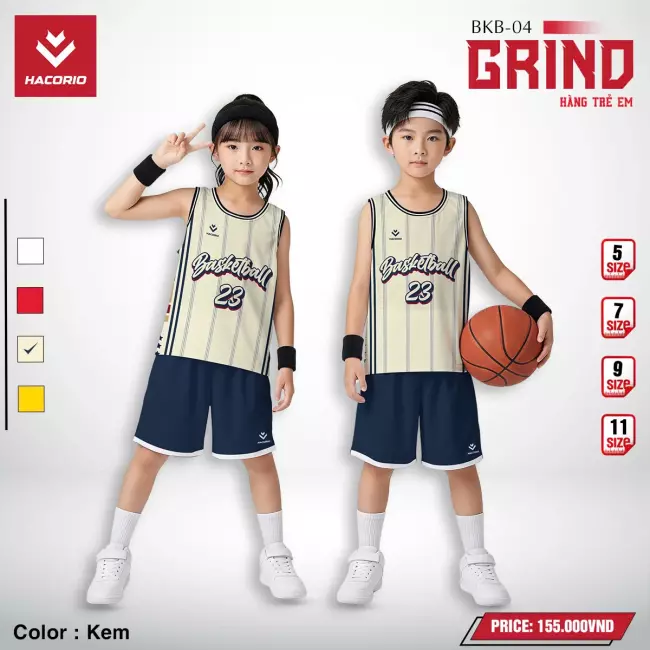 Quần áo bóng rổ trẻ em - Hacorio Grind