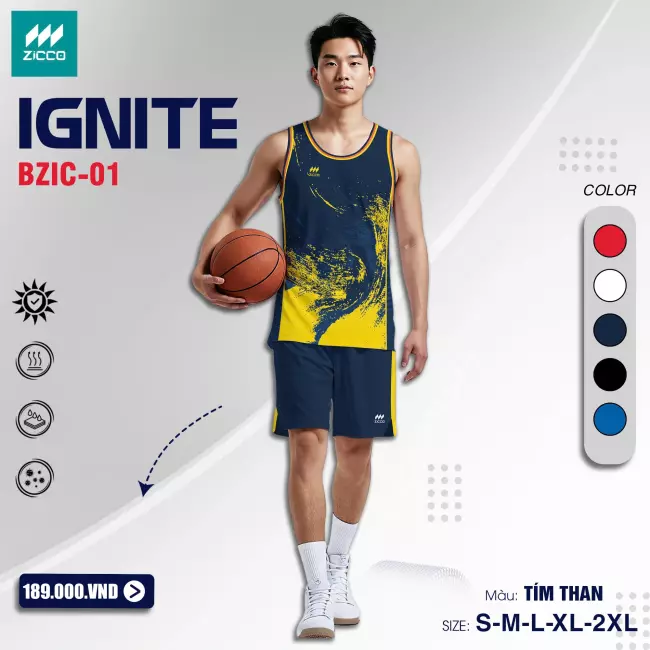 Quần áo bóng rổ - Zicco Ignite
