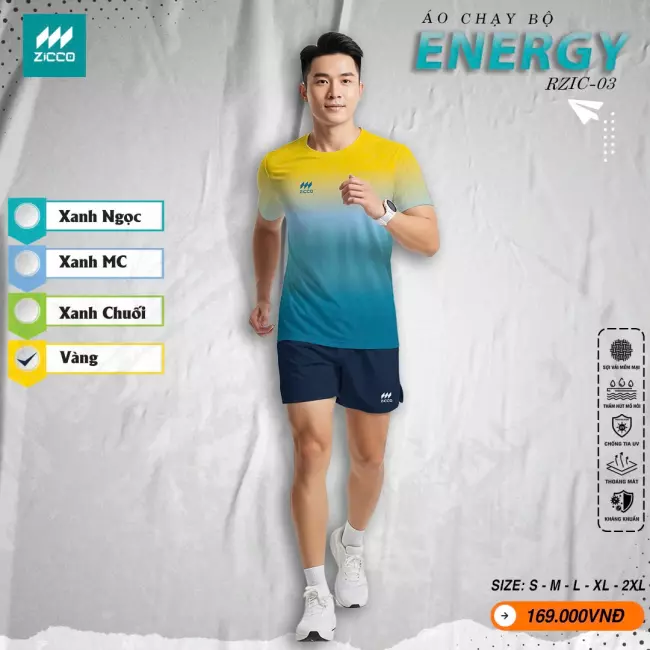 Áo chạy bộ Nam - Zicco Energy