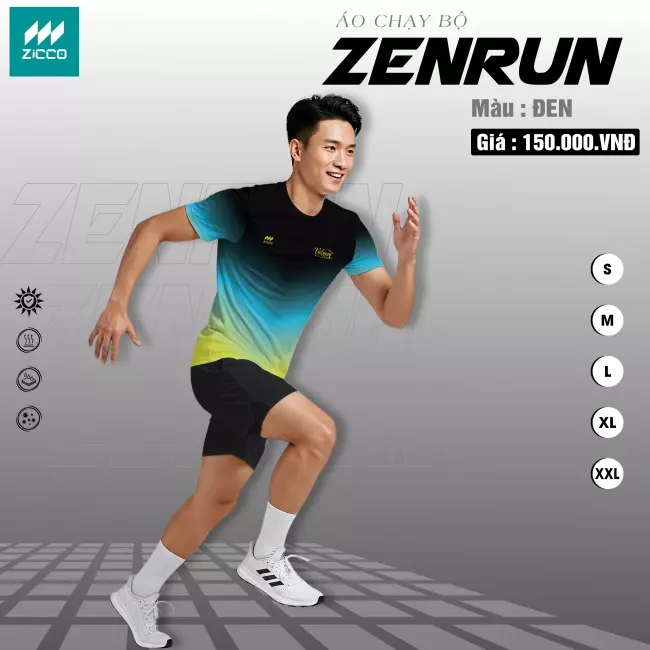 Áo chạy bộ Nam - Zicco Zenrun