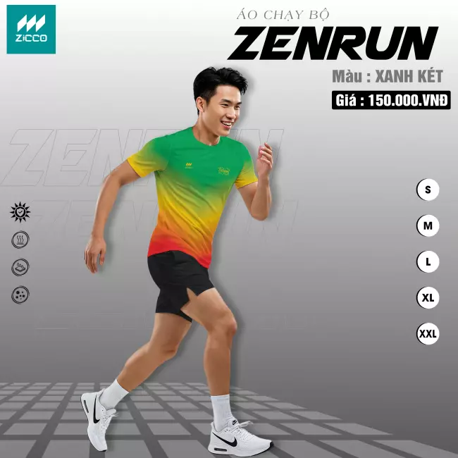 Áo chạy bộ Nam - Zicco Zenrun