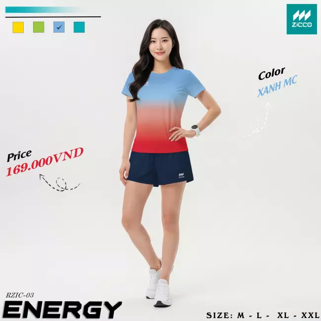 Áo chạy bộ Nữ - Zicco Energy