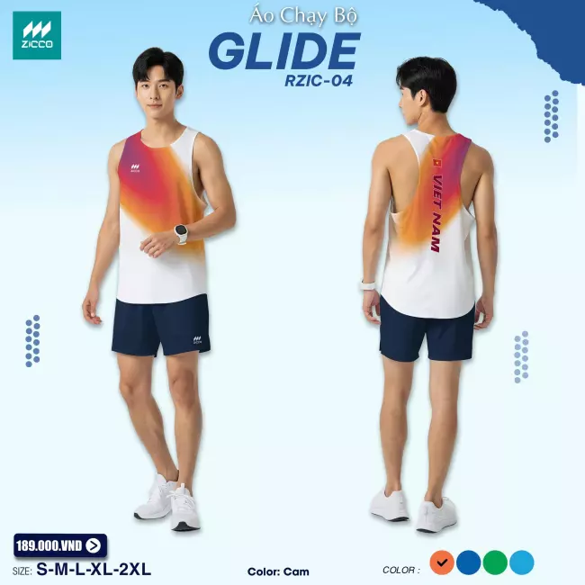 Áo chạy bộ sát nách - Zicco Glide