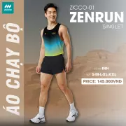 Áo chạy bộ sát nách - Zicco Zenrun