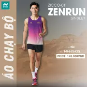 Áo chạy bộ sát nách - Zicco Zenrun