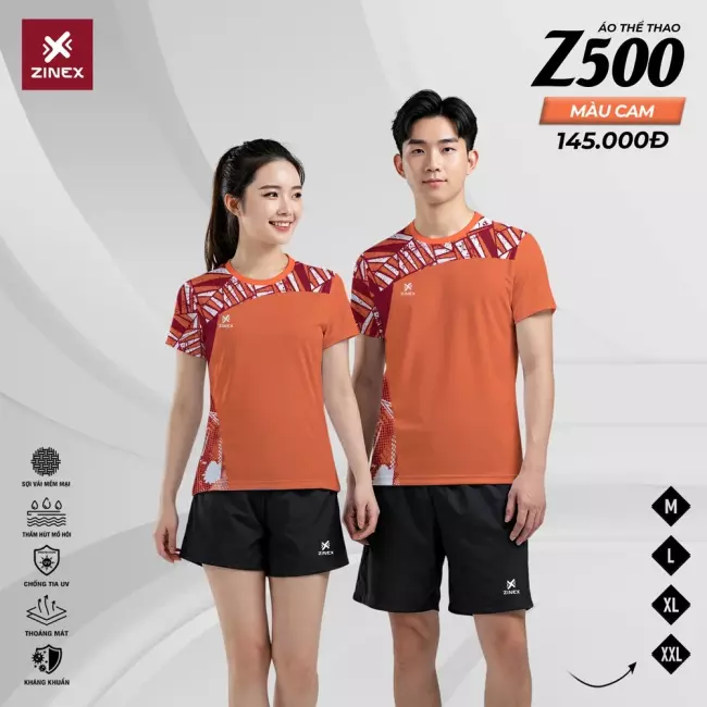 Áo pickleball Nam - Zinex Z500