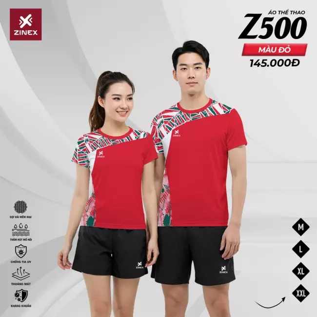Áo pickleball Nam - Zinex Z500