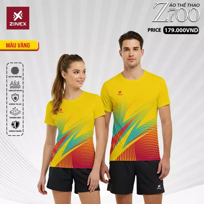 Áo pickleball Nữ - Zinex Z700
