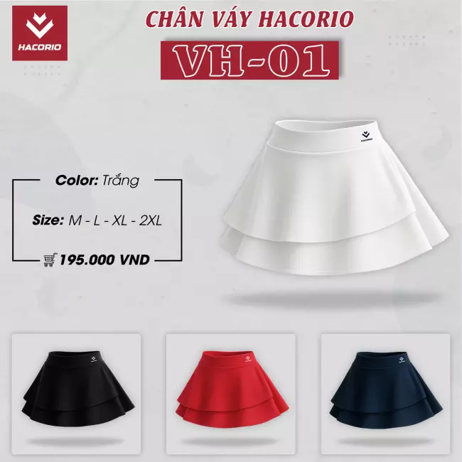 Chân váy pickleball - Hacorio VH01