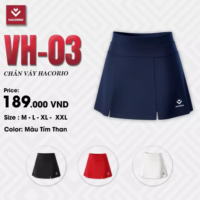 Chân váy pickleball - Hacorio VH03