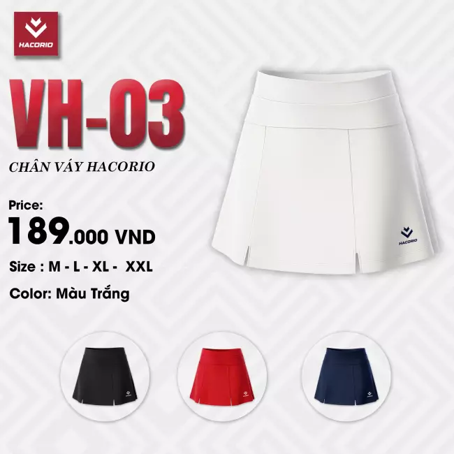 Chân váy pickleball - Hacorio VH03