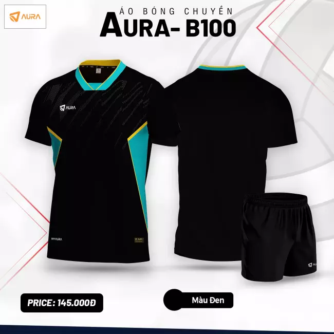 Quần áo bóng chuyền nữ Aura B100