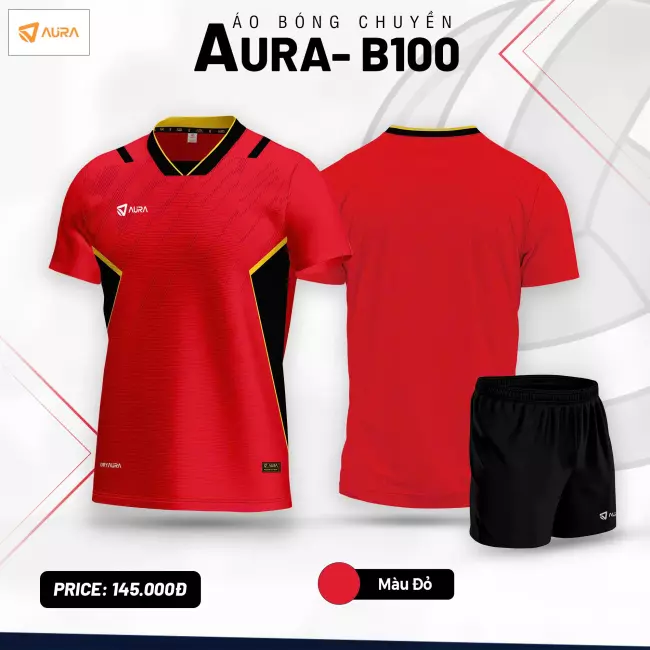 Quần áo bóng chuyền nữ Aura B100