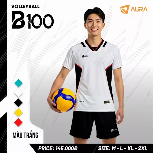 Quần áo bóng chuyền nam Aura B100