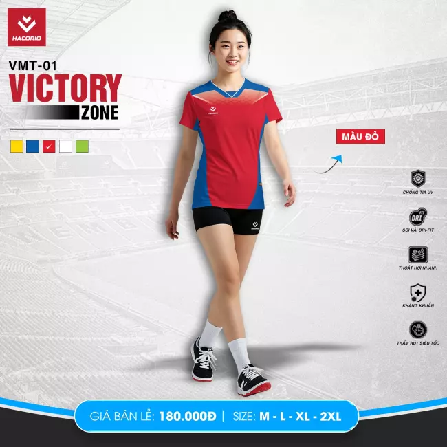 Quần áo bóng chuyền Nữ - Hacorio Victory Zone
