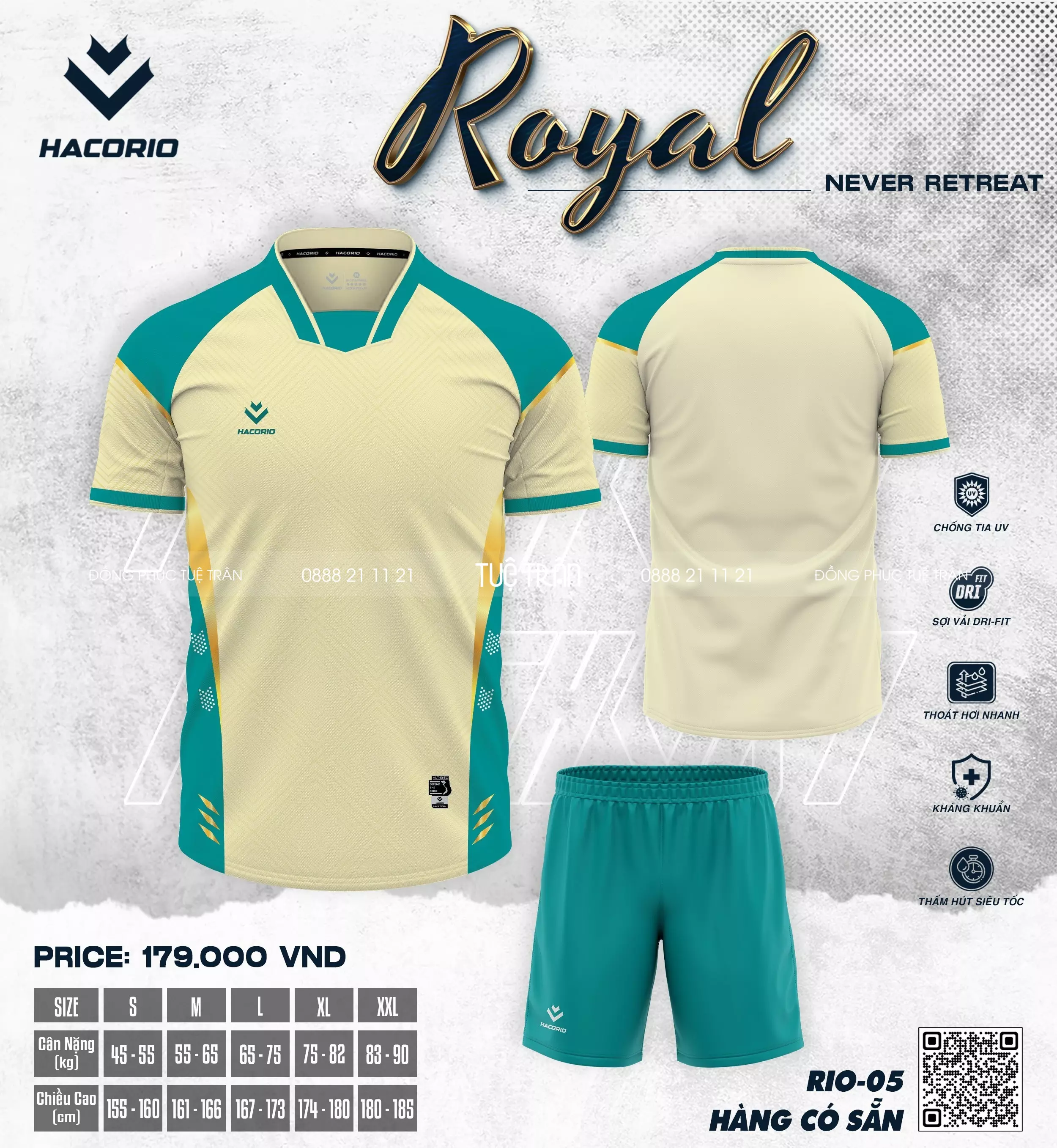 Quần áo bóng đá Hacorio Rio Royal