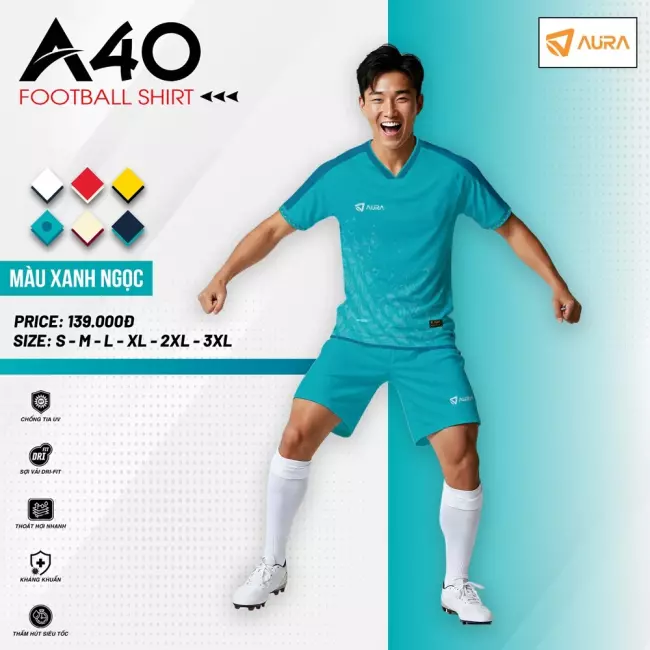 Quần áo bóng đá Aura A40