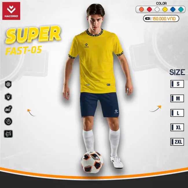 Quần áo bóng đá Hacorio Super Fast 05