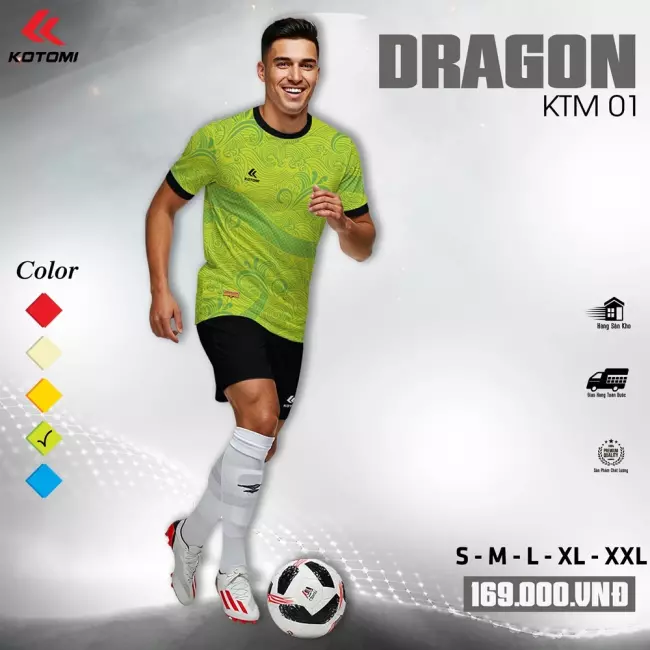 Quần áo bóng đá Kotomi Dragon