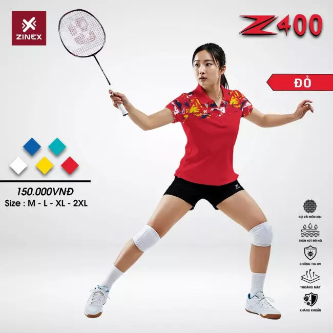 Áo cầu lông Nữ - Zinex Z400