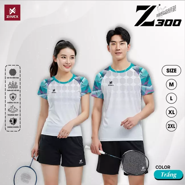 Áo cầu lông nữ Zinex Z300