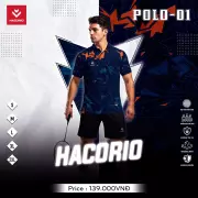 Áo cổ trụ thể thao Hacorio Polo 01