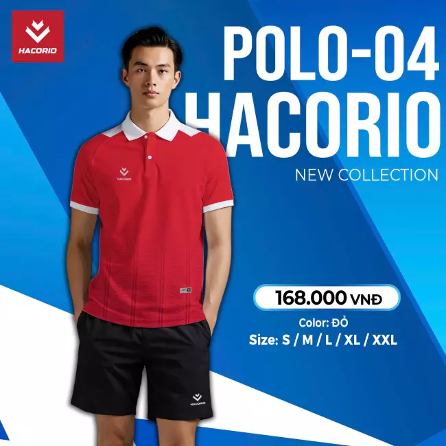 Áo cổ trụ thể thao - Hacorio Polo 04