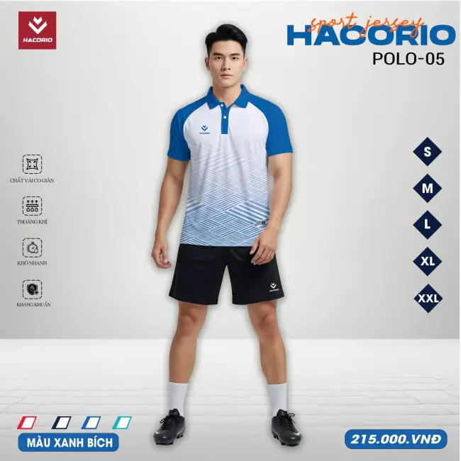 Áo cổ trụ thể thao - Hacorio Polo 05