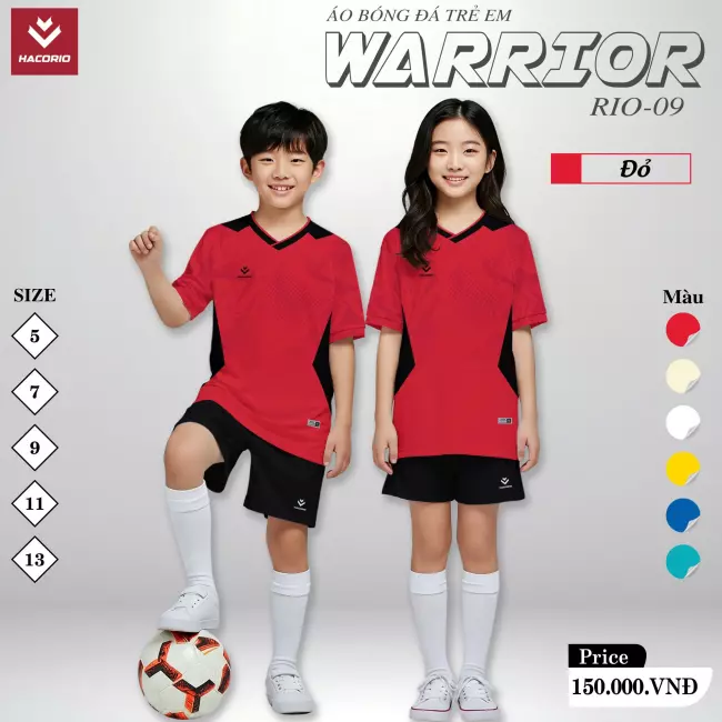 Quần áo bóng đá trẻ em Hacorio Rio Warrior