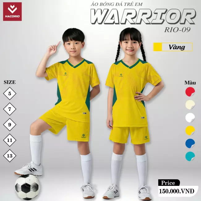 Quần áo bóng đá trẻ em Hacorio Rio Warrior