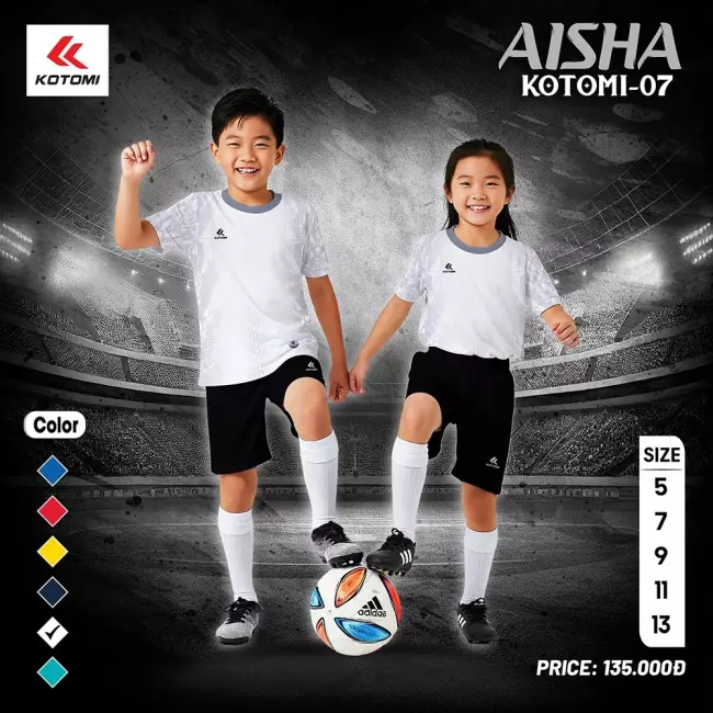 Quần áo bóng đá trẻ em Kotomi Aisha