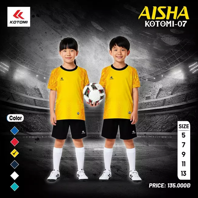 Quần áo bóng đá trẻ em Kotomi Aisha
