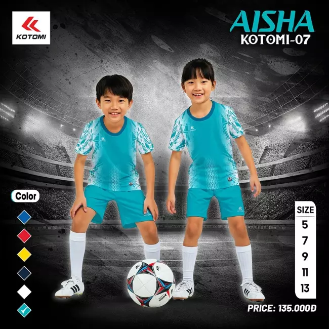 Quần áo bóng đá trẻ em Kotomi Aisha