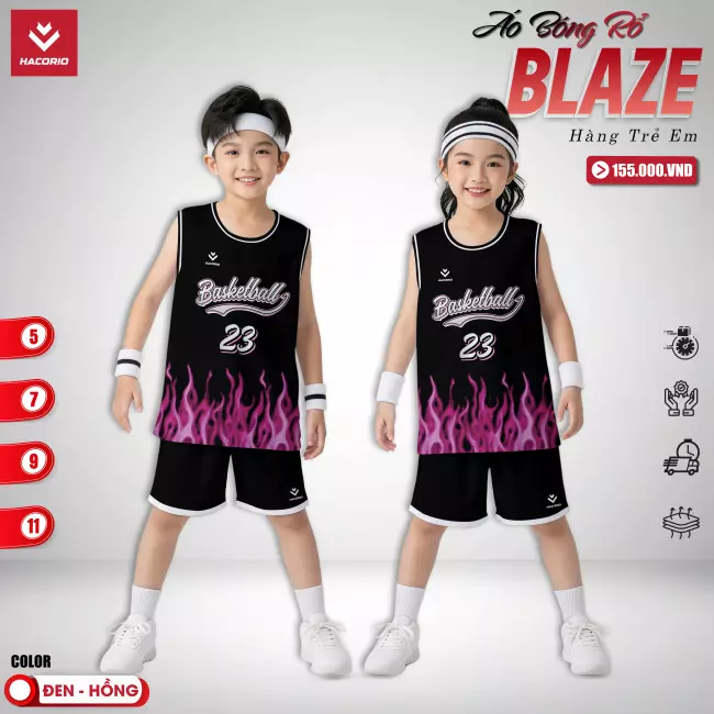 Quần áo bóng rổ trẻ em - Hacorio Blaze