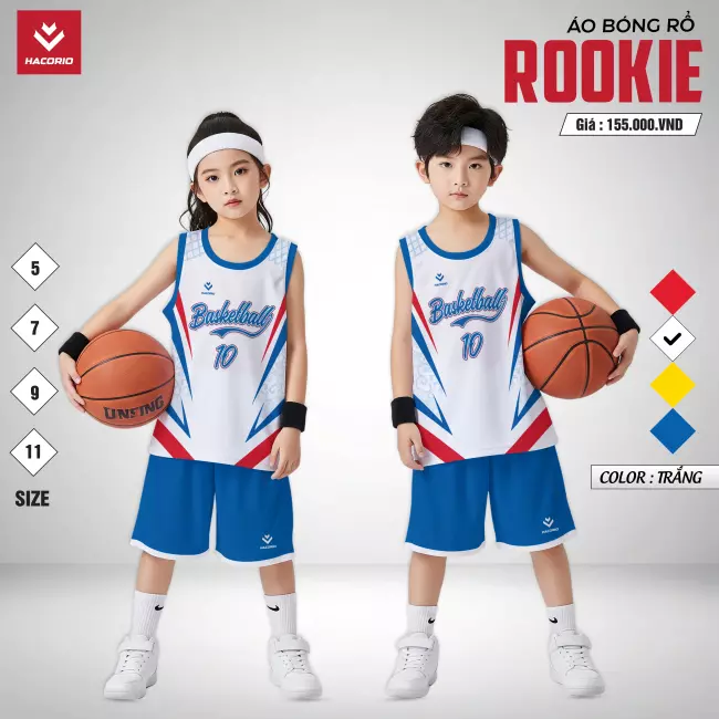 Quần áo bóng rổ trẻ em - Hacorio Rookie